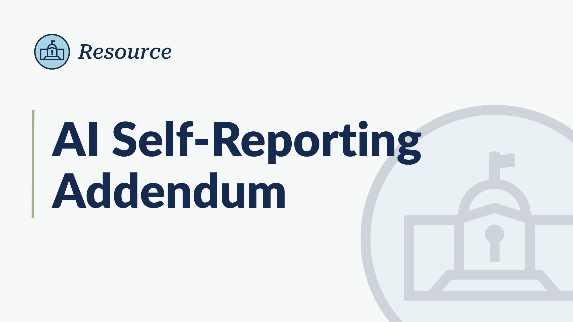 AI Self-Reporting Addendum - tile