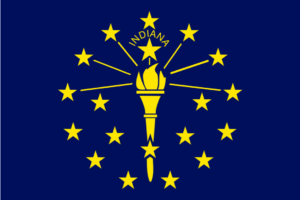 State of Indiana - Flag